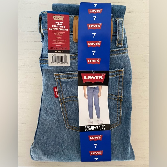 Levi's Other - NWT Levi’s 720 High Rise Extra Super Jeans, blue, size 7